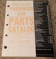 2005 Ford Crown Victoria Parts Catalog Text & Illustrations
