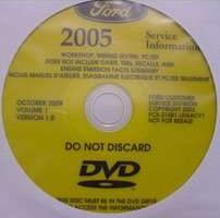 2005 Ford Escape Service Manual DVD