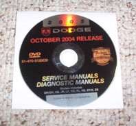 2005 Dodge Magnum Shop Service Repair Manual DVD