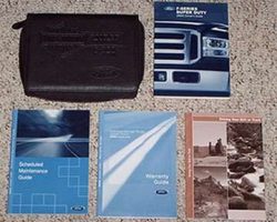 2005 Ford F-550 Super Duty Truck Harley Davidson Edition Owner's Manual Set