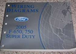 2005 Ford F-650 F-750 Medium Duty Truck Electrical Wiring Diagrams Troubleshooting Manual