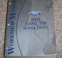 2005 Ford F-650 & F-750 Medium Duty Truck Shop Service Repair Manual