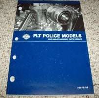 2005 Harley Davidson FLT Police Models Parts Catalog