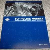 2005 Harley Davidson FLT Police Models Service Manual Supplement