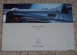 2005 Mercedes Benz G500 & G55 AMG G-Class Owner's Operator Manual User Guide