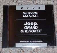 2005 Jeep Grand Cherokee Shop Service Repair Manual CD