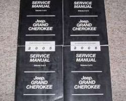 2005 Jeep Grand Cherokee Shop Service Repair Manual