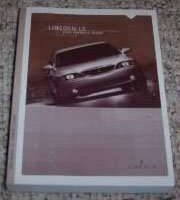 2005 Lincoln LS Owner's Operator Manual User Guide