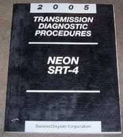 2005 Dodge Neon SRT-4 Transmission Diagnostic Procedures