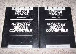 2005 Chrysler PT Cruiser Shop Service Repair Manual