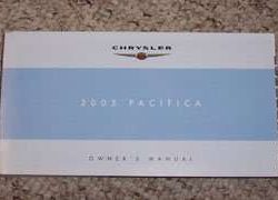 2005 Chrysler Pacifica Owner's Operator Manual User Guide