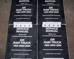 2005 Dodge Ram Truck 1500 2500 3500 Shop Service Repair Manual