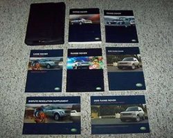 2005 Land Rover Range Rover Owner's Operator Manual User Guide Set