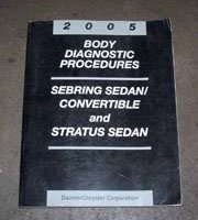 2005 Chrysler Sebring Sedan & Convertible Body Diagnostic Procedures Manual