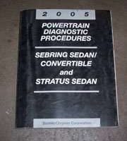2005 Chrysler Sebring Sedan & Convertible Powertrain Diagnostic Procedures Manual