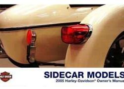 2005 Harley Davidson Sidecar Models Owner's Manual