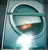2005 Ford Thunderbird Owner's Operator Manual User Guide