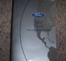 2005 Ford E-Series E-150, E-250, E-350 & E-450 Specifications Manual
