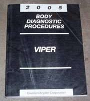 2005 Dodge Viper Body Diagnostic Procedures