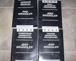 2005 Jeep Wrangler Shop Service Repair Manual Complete Set
