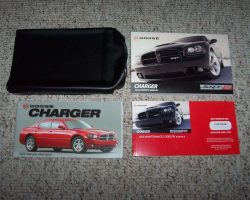 2006 Dodge Charger SRT8 Owner's Operator Manual User Guide Set