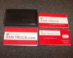 2006 Dodge Ram Truck Diesel Owner's Operator Manual User Guide Set