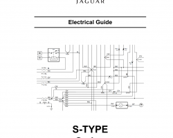 2006 Jaguar S-Type Electrical Wiring Circuit Diagrams Manual