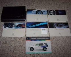 2006 Mercedes Benz SL500 SL55 AMG, SL600 & SL65 AMG SL-Class Owner's Operator Manual User Guide Set