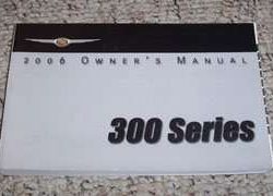 2006 Chrysler 300 Series Owner's Operator Manual User Guide