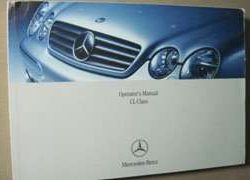 2006 Mercedes Benz CL-Class CL500, CL600 & CL55 AMG Owner's Operator Manual User Guide