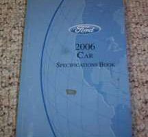 2006 Ford Focus Specifications Manual