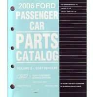 2006 Lincoln Town Car Parts Catalog Manual