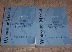2006 Ford F-550 Super Duty Truck Service Manual
