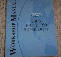 2006 Ford F-650, F-750 Truck Service Manual