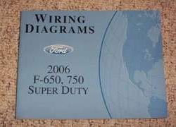 2006 Ford F-650 & F-750 Medium Duty Truck Wiring Diagram Manual