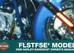 2006 Harley Davidson Screamin Eagle Fat Boy FLSTFSE2 Owner's Manual