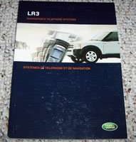2006 Land Rover LR3 Navigation System Owner's Operator Manual User Guide
