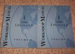 2006 Lincoln LS Shop Service Repair Manual