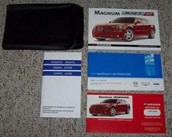 2006 Dodge Magnum SRT8 Owner's Operator Manual User Guide Set