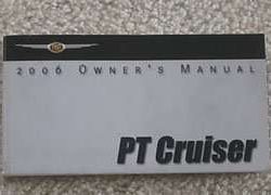 2006 Chrysler PT Cruiser Owner's Operator Manual User Guide