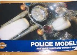 2006 Harley Davidson Police Models Owner's Manual