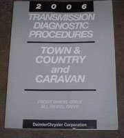 2006 Chrysler Town & Country Transmission Diagnostic Procedures Manual