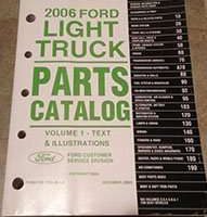 2006 Ford Excursion Parts Catalog Text & Illustrations