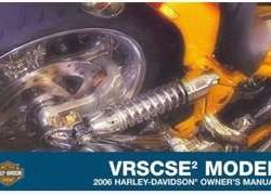 2006 Harley Davidson Screamin Eagle V-Rod VRSCSE2 Model Owner's Manual