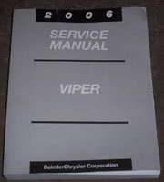 2006 Dodge Viper Shop Service Repair Manual
