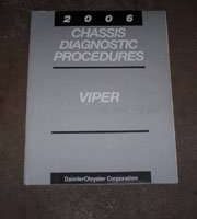 2006 Dodge Viper Chassis Diagnostic Procedures
