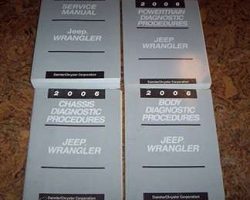 2006 Jeep Wrangler Shop Service Repair Manual Complete Set