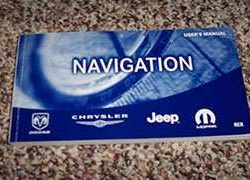 2009 Chrysler Aspen Navigation Owner's Operator Manual User Guide