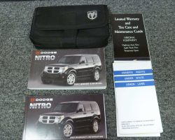 2007 Dodge Nitro Owner's Operator Manual User Guide Set
