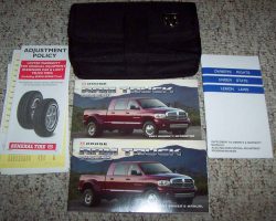2007 Dodge Ram Truck Diesel Owner's Operator Manual User Guide Set